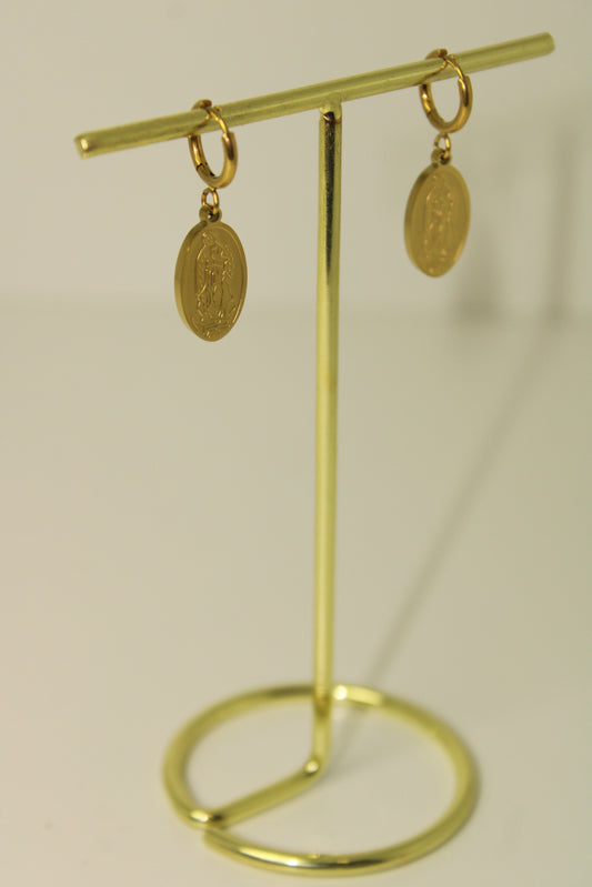 brinco argola Nossa Senhora